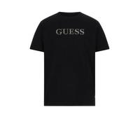GUESS Herren Eco Embellished Logo Tee, Schwarz (Jet Black), Klein