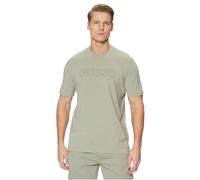 Guess Herren Eco Kurzarm Alphy T-Shirt, Meerrettichgrün, L