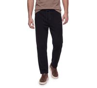 GUESS Herren Hose Kenneth Straight Leg Pant Relaxed Fit Schwarz
