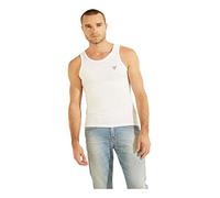 GUESS Herren Logo Tank Top - Weiß - Groß