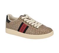 GUESS Herren Lomynz Sneaker, Light Brown Logo Multi 230, 44 EU