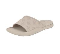 GUESS Herren Magaria Schiebe-Sandalen, Light Grey Logo Multi 050, 39 EU