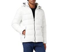 Guess Herren Mid Weight Puffer Jacket Jacke, Weiß, S EU