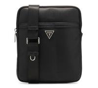 GUESS Herren Mini Umhängetasche Milano Crossbody Flat Schwarz