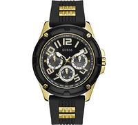 Guess Damen Analog Quarz Uhr mit Edelstahl Armband W0647L6