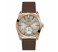 Guess Herren Multifunktionsuhr GREYSON GW0793G3 Braun Roségold