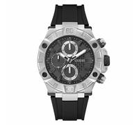 GUESS Herren Multifunktionsuhr IGNITE Schwarz Silber GW0802G1