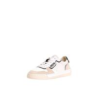 GUESS Herren STRAVE Vintage CARRYOVER Sneaker, weiß schwarz, 43 EU