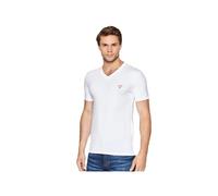 Guess Herren T-Shirt Classic rotes Logo-Dreieck XS