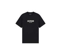 Guess Herren T-Shirt Kurzarm Baumwolle M6GI16K3032, Schwarz , Large