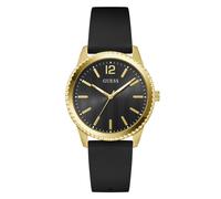 Guess Herren Uhr Armbanduhr CHIP GW1062G2 Edelstahl gold - Schwarz-Gold