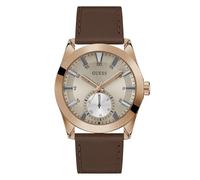 GUESS Herren Uhr Armbanduhr Greyson GW0793G3 Leder