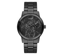 Guess Herren Uhr Armbanduhr MONARCH GW0958G2 Edelstahl gold - Schwarz