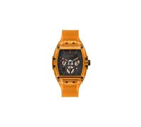 Guess Herren Multifunktionsuhr Phoenix GW0203G10 Orange Silikon 43 mm