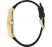 Guess Herren Uhr Edelstahl Farbe Gold Amband Leder/silikon GW0202G1