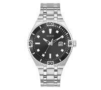 GUESS Herren-Uhren Analog Quarz One Size Silber 32019890