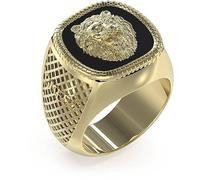 GUESS Herrenring aus der Kollektion Lion King. Der Ring hat als Symbol Löwe und hat die Größe 24 Trendy Code JUMR04003JWYGBK64, Hypoallergener Stahl
