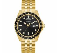 Guess Herrenuhr Comet Schwarz Gold GW0220G4