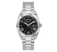 Quarzuhr GUESS "CONNOISSEUR, GW0265G1" Armbanduhren silberfarben Herren Quarzuhren (12134814-0)