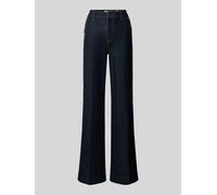 GUESS High Waist Palazzo Jeans mit seitlichen Knöpfen in Dunkelblau, Größe 26/32