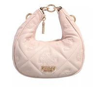GUESS Marieke Mini Hobo Bag Light Beige Logo
