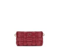 Guess Hobo Bags - Quilted Burgundy Shoulder Bag With Gold-Tone Hardw - Gr. unisize - in Rot - für Damen