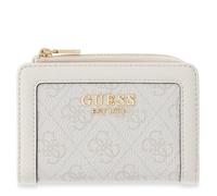 Guess Hochkantbörse Damen Lindsey SLG Zip Around Card Case (SWSG) bone logo