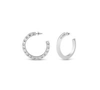 Guess Hoops Don´t Lie Jube01489jwrht Ohrringe One Size Silver