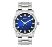 Guess Huck U1485G1M Herrenuhr, rund, 44 mm, blaues Zifferblatt, analog
