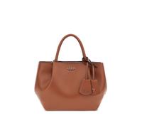 Guess Handtasche mit Logo-Applikation Modell 'Amorette' in Cognac, Größe 1