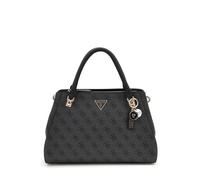GUESS Noelle II Luxury Satchel Coal Logo