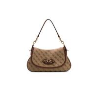 GUESS HWJG2313190 SAMANTHA FLAP SHOULDER BAG Damen Handtasche latte...