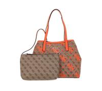 GUESS Vikky Large Tote Latte Logo / Orange