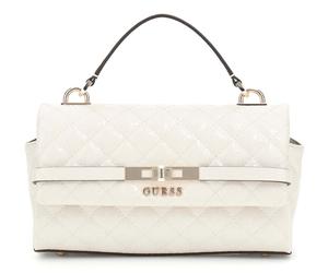 GUESS Idra Top Handle Flap Bag Stone