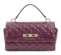 GUESS Idra Top Handle Flap Bag Wine