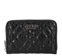 Guess Geldbörse Isemay SLG Medium Reißverschlussfach (SWGG) Schwarz