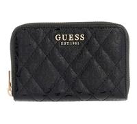 Guess Geldbörse Isemay SLG Medium Reißverschlussfach (SWGG) Schwarz