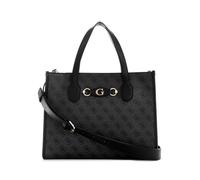 Guess Shopper Izzy 2 Comp Tote Coal Logo Dunkelgrau Gr. unisize Damen