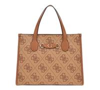 GUESS Izzy 2 Compartment Tote Latte Logo