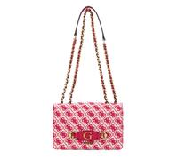 GUESS Izzy Convertible Crossbody Flap Magenta Logo