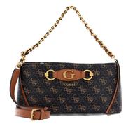 GUESS Izzy Crossbody Top Zip Brown Logo / Cognac