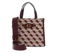 GUESS Izzy Two Compartment Mini Tote Merlot Logo