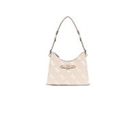 GUESS Izzy Top Zip Shoulder Bag Sand Logo