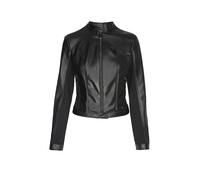 GUESS Jacke in Lederoptik schwarz | L
