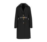 GUESS Damen Mantel Polyester W5BL25W2672, Schwarz , M