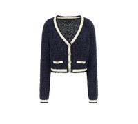 Guess Strickjacke mit V-Ausschnitt Modell 'AOMORI' in Royal, Größe S