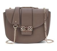 GUESS Jane Covertible Xbody Flap Dark Taupe