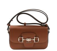 GUESS Umhängetasche Schultertasche Janie Convertible Xbody Flap Cognac braun
