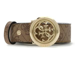 GUESS Janie Logo Adjustable Belt H30 W85 Latte Logo - kürzbar