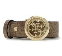 GUESS Gürtel Janie Logo Adjustable Belt H30 W95 Latte Logo hellbraun kürzbar